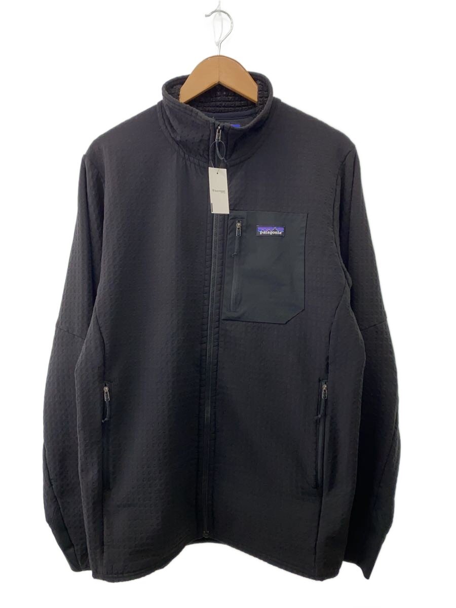 【中古】patagonia◆R2/企業ロゴ刺繍/フリースジャケット/L/ポリエステル/ブラック【メンズウェア】|2nd STREET 店
