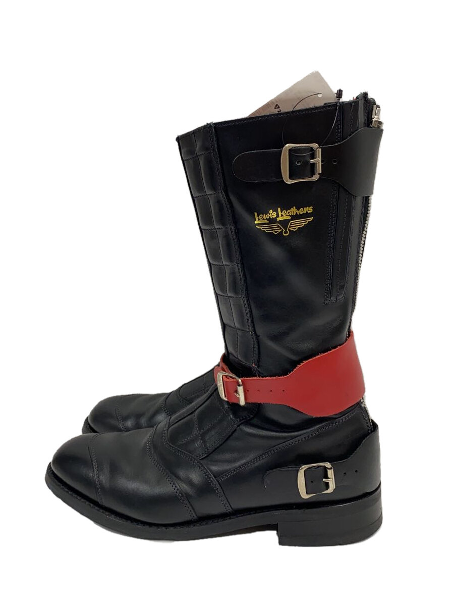 【中古】Lewis Leathers◆ブーツ/UK8/BLK/ll177cdg m3653//【シューズ】
