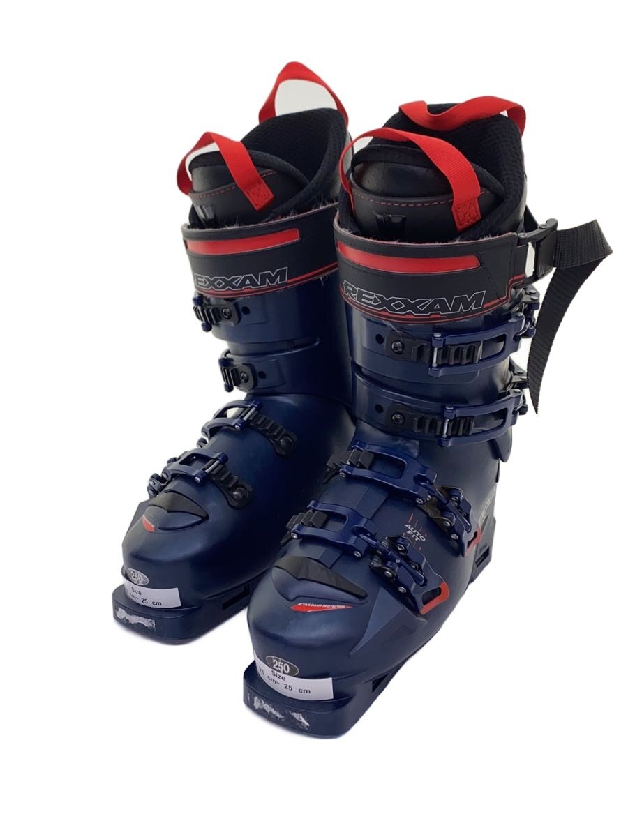 【中古】REXXAM◆スキーブーツ/25cm/NVY【スポーツ】