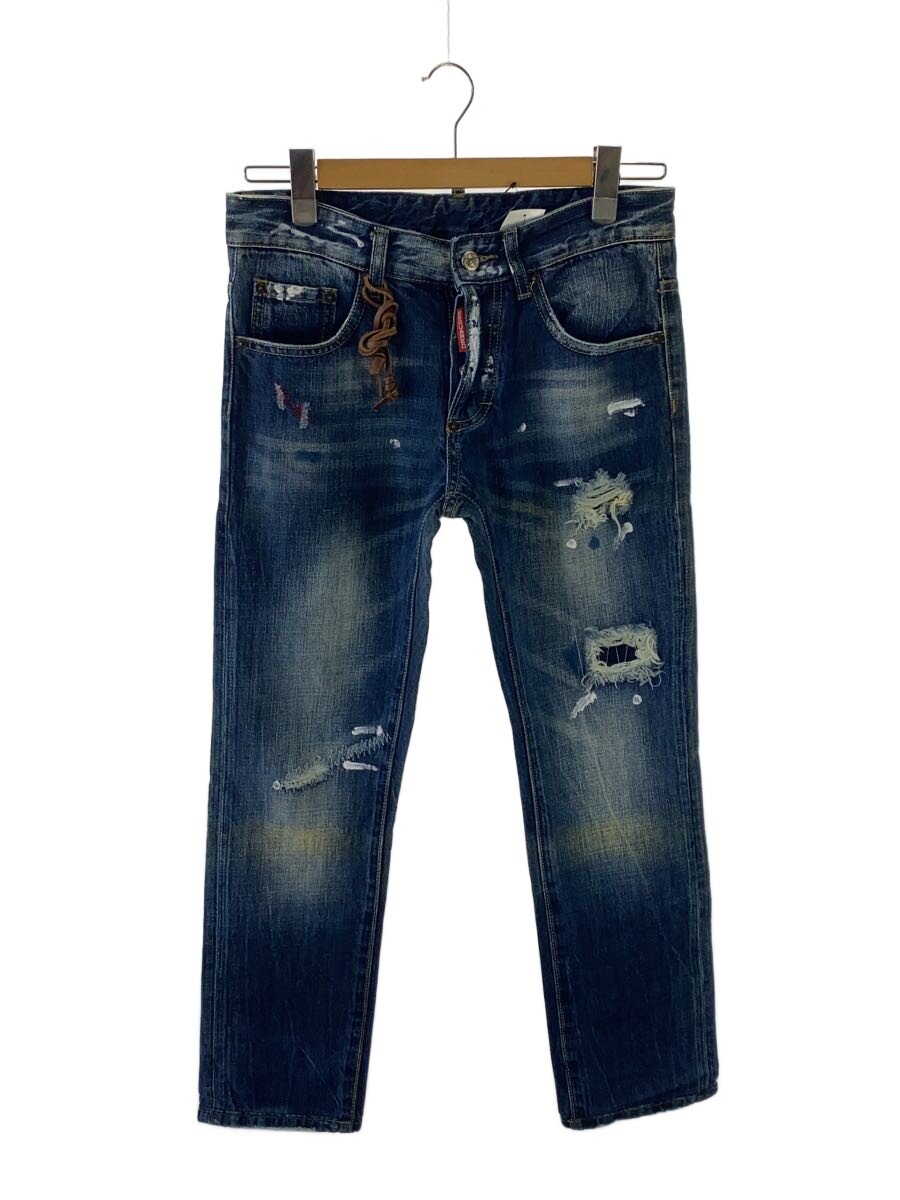 【中古】DSQUARED2◆絵の具/衝突製作/下つ方/44/綿織物/IDG/無地/74天使の都市264【メンズウェア】