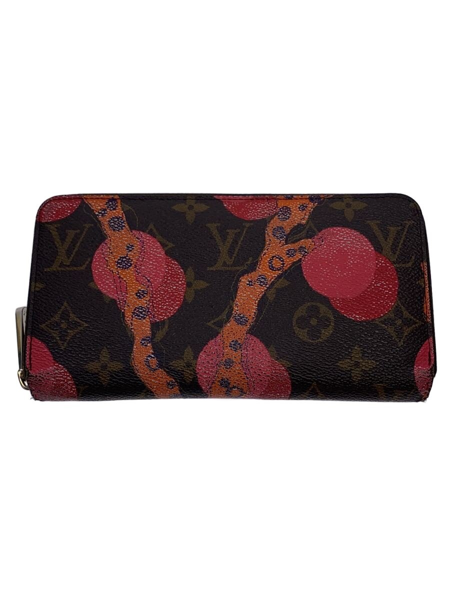 【中古】LOUIS VUITTON◆ジッピー・ウォレット_モノグラム・ラマージュ/PVC/BRW/レディース//【服飾雑貨他】