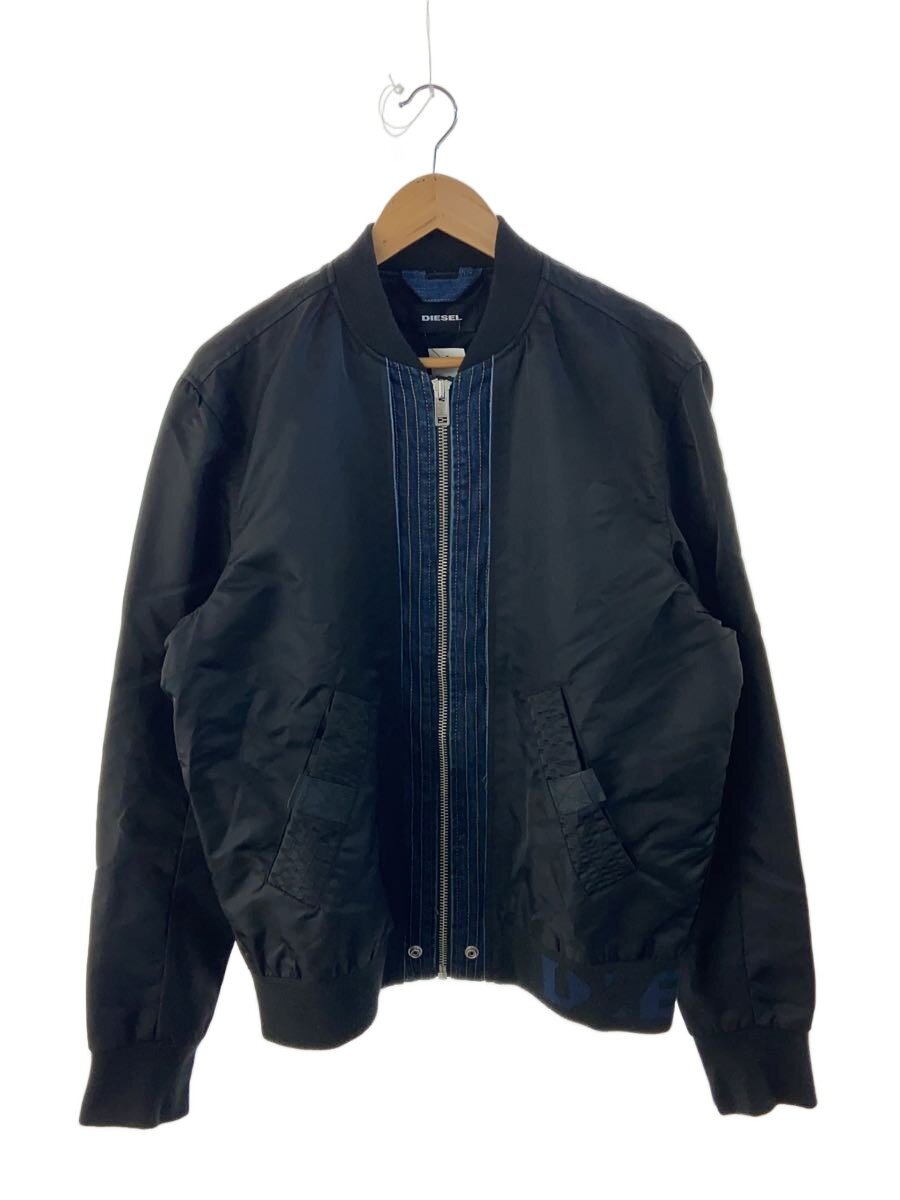 【中古】DIESEL◆上衣/XL/ナイロン/BLK/A62226170/MA-1/飛翔上衣【メンズウェア】