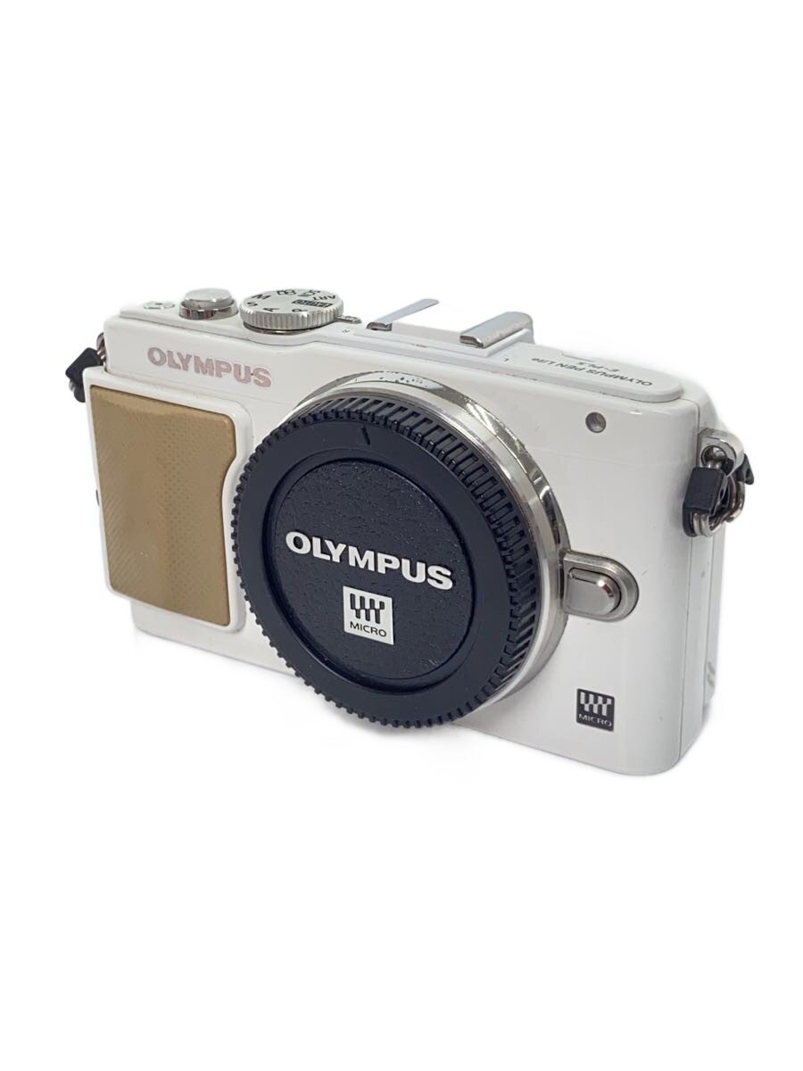 【中古】OM SYSTEM(OLYMPUS)◆デジタル一眼写真機 OLYMPUS PEN Lite E-PL5 ダブルズームキット [白いこと]//【写真機】