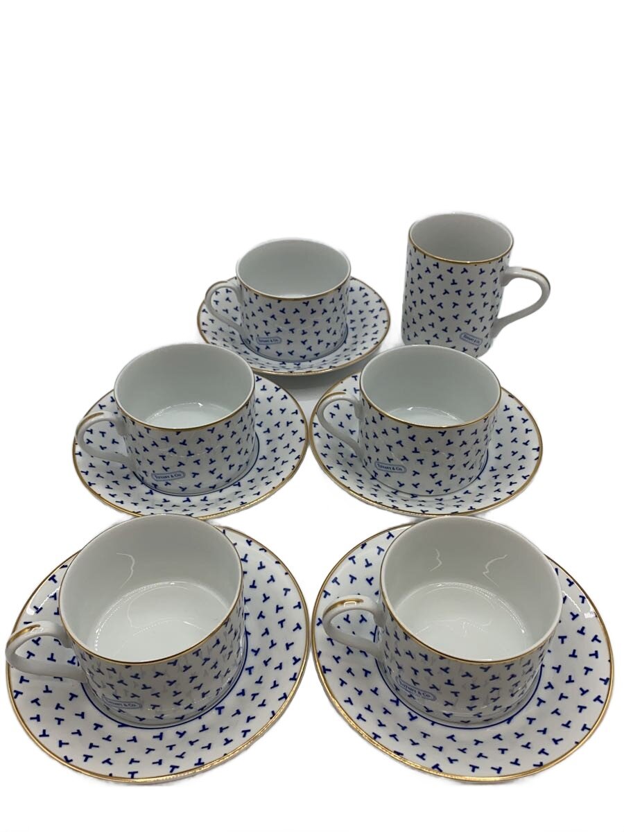 【中古】TIFFANY\u0026Co.◆優勝杯\u0026平円盤5客/コップ/11点以上/WHT//【御厨子所備品】