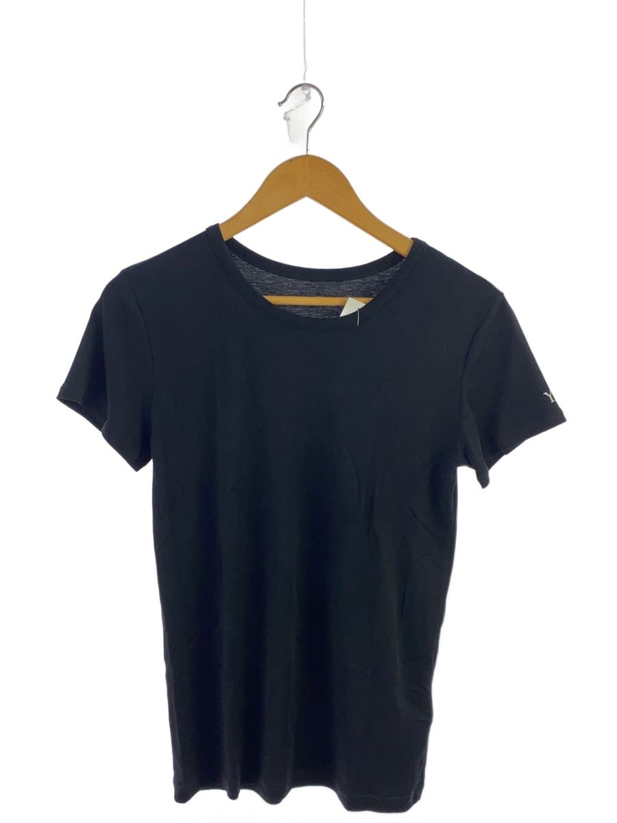 【中古】Y’s◆YS LOGO CLASSIC SHORT SLEEVE T/2/綿織物/BLK/YP-T05-060【レディース御召しもの】