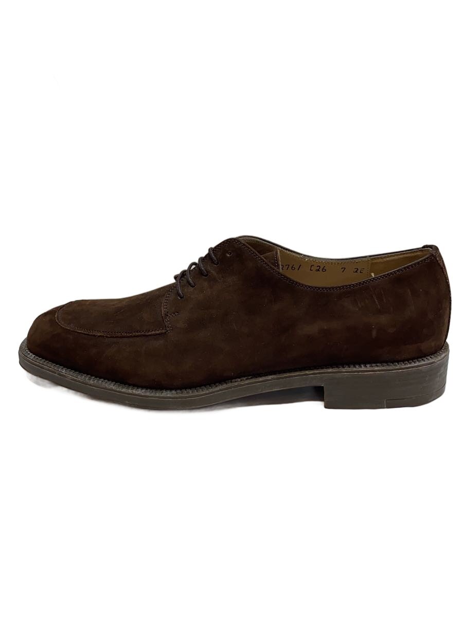 【中古】Salvatore Ferragamo◆デッド買い溜める/山高帽子/お召しものシューズ/26糎/BRW/スウェード/2276【シューズ】
