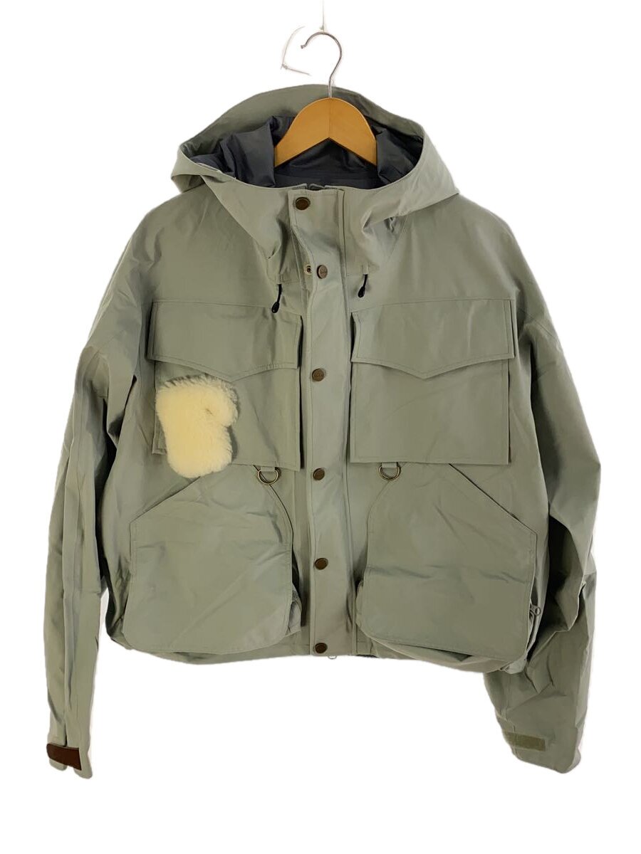 【中古】Woolrich◆上衣/L/ナイロン/GRY/無地/WJOU0186//【メンズウェア】