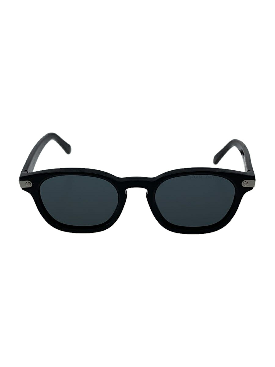 LOUIS VUITTON PLASTIQUE NOIR HOMME Z1963U LV SIGNATURE CARRÉ ROND 2 2677 TRÈS BON ÉTAT
