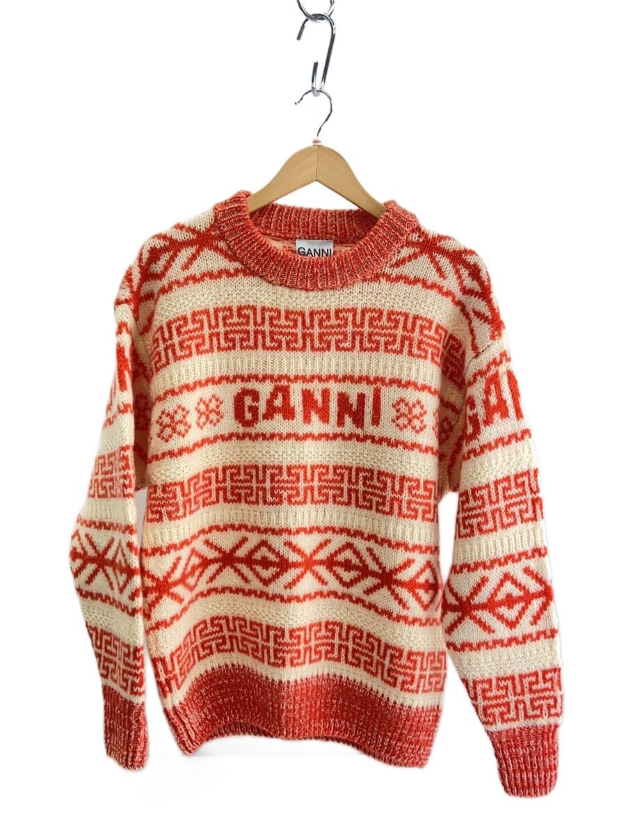 【中古】GANNI◆ニット・セーター(厚手)/XS/ウール/オレンジ/2580【レディースウェア】｜2ｎｄ STREET 店 9,315円