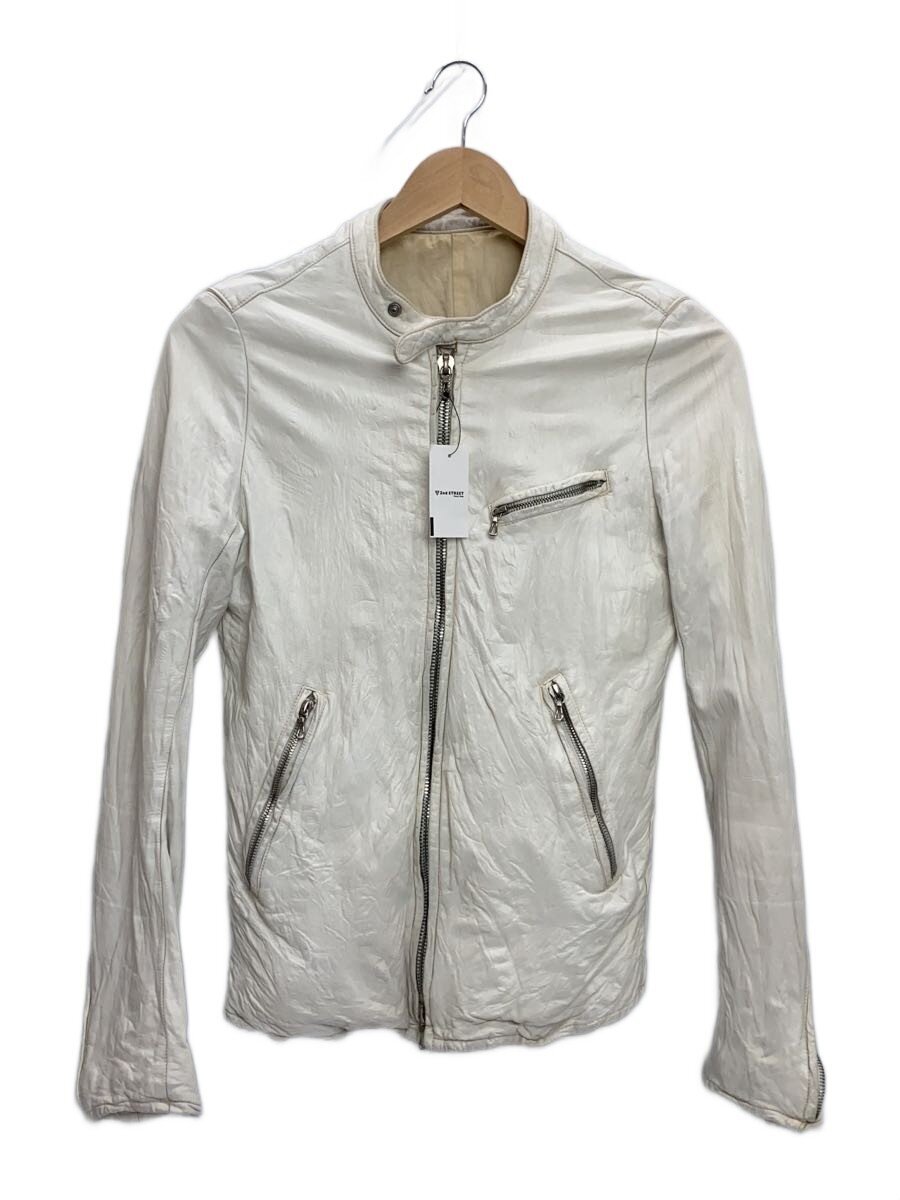 【中古】Lithium homme◆レザージャケット・ブルゾン/2/レザー/WHT/1522-0103//【メンズウェア】｜2ｎｄ STREET 店
