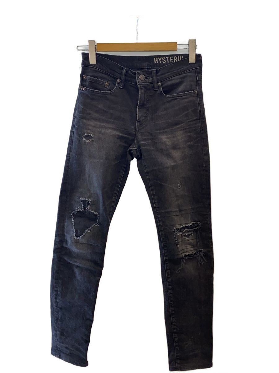 【中古】HYSTERIC GLAMOUR◆KPR製作 スリムデニムパンツ 不都合製作/28/BLK/02231AP02【メンズウェア】