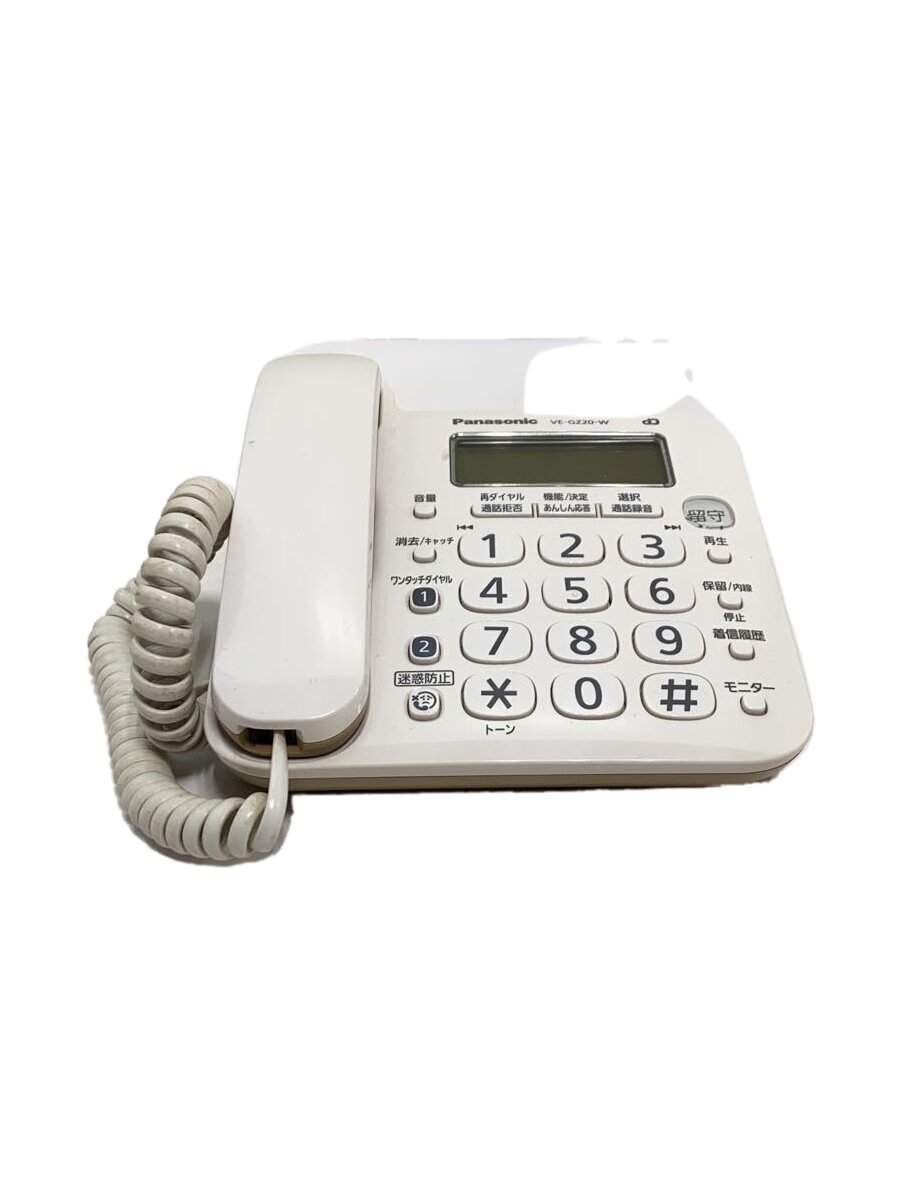 【中古】Panasonic◆電話機 RU・RU・RU VE-GZ20DL-W【家電・ビジュアル・オーディオ】