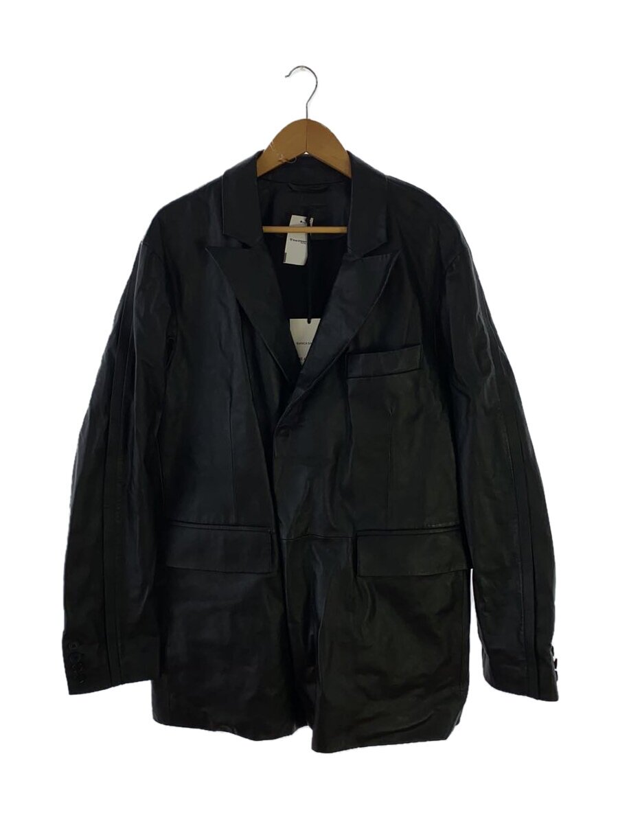 【中古】AT.KOLLEKTIVE/×bianca saunders/23SS/上衣/XS/なめし革/BLK【メンズウェア】