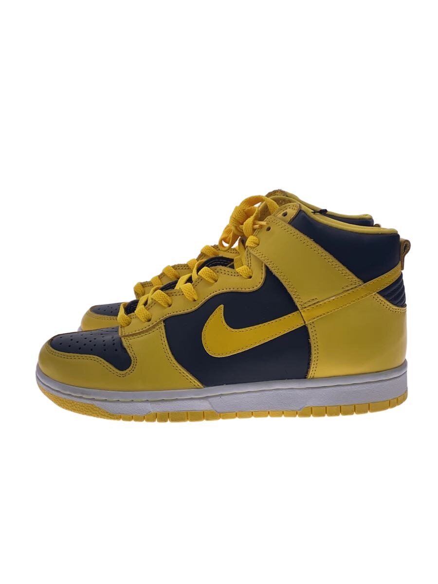 【中古】NIKE◆DUNK HIGH/ハイカットスニーカー/26.5cm/YLW/630335 071 00【シューズ】|2nd STREET 店