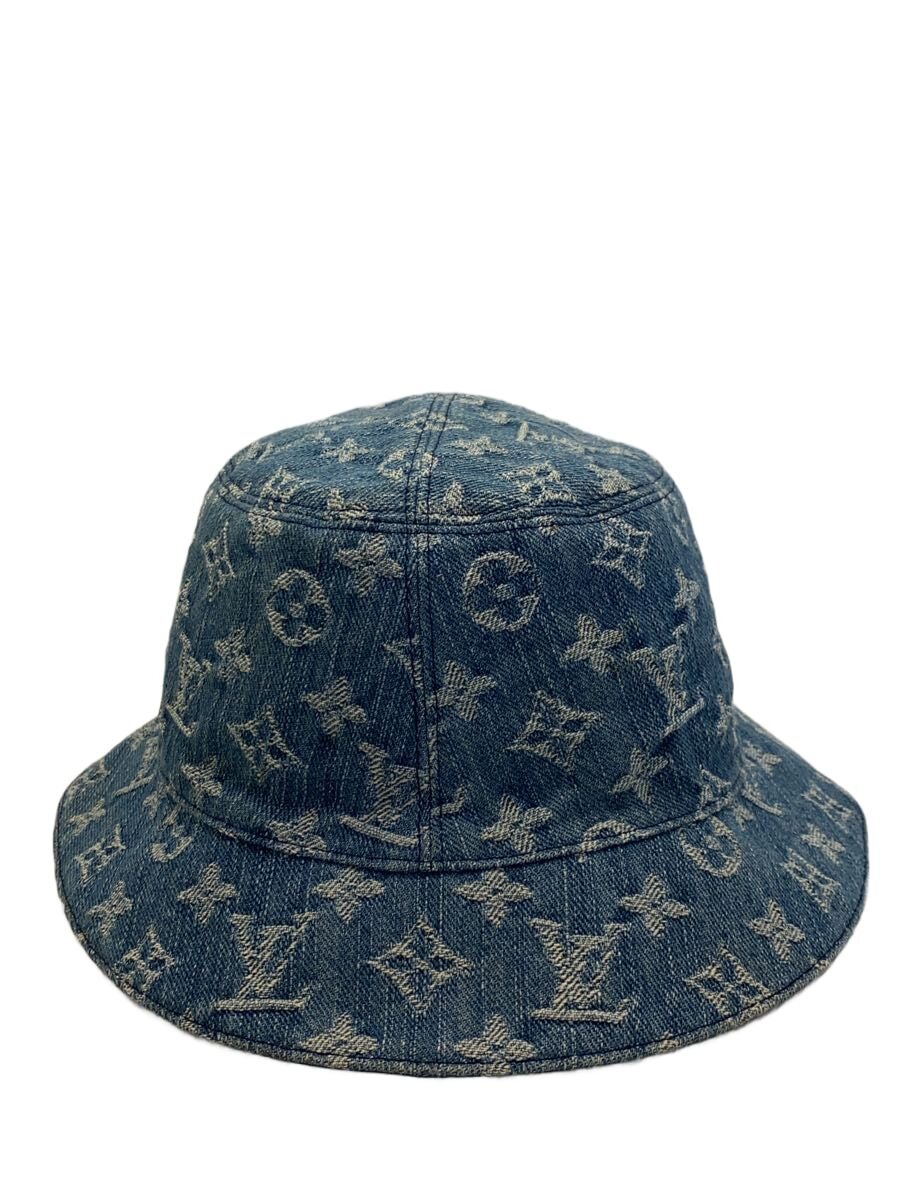 【中古】LOUIS VUITTON◆かぶり笠/--/綿織物/IDG/総柄/メンズ/M78773【服飾雑貨他】