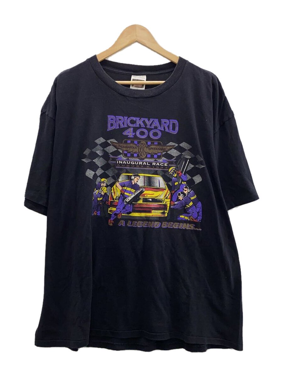 【中古】TULTEX◆プルオーバー/XXL/綿織物/BLK/シングル編み目/90S/brickyard400【メンズウェア】