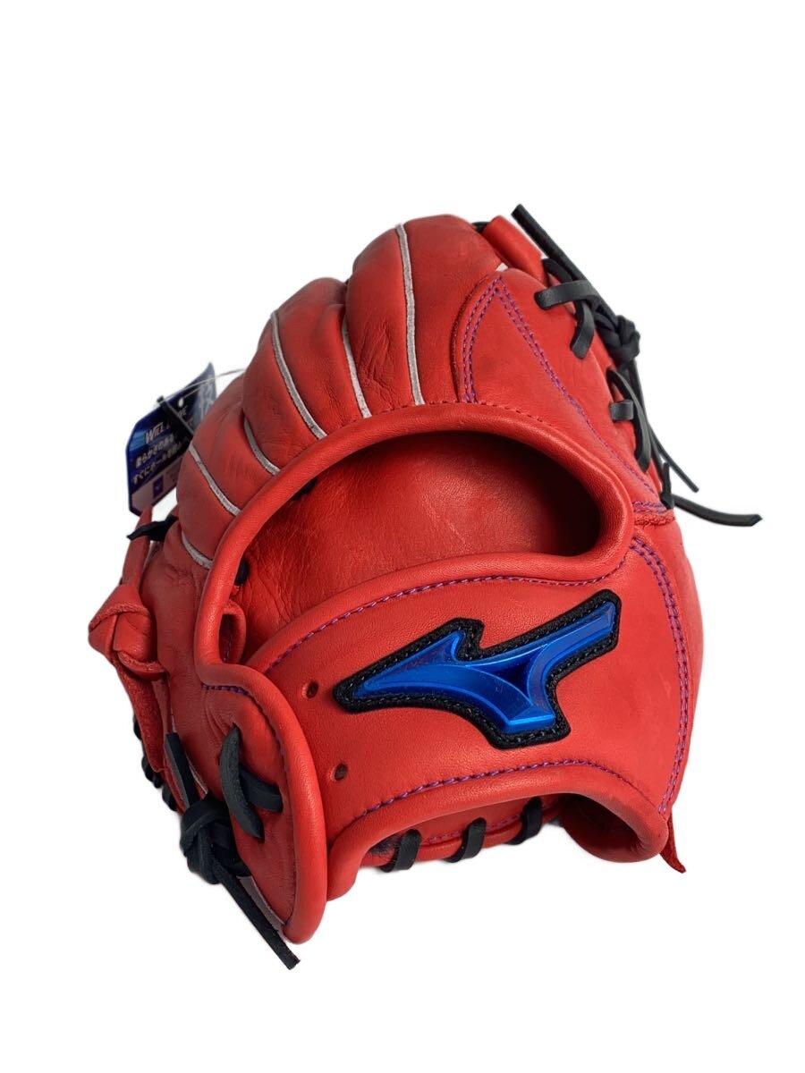 【中古】MIZUNO◆軟式用/内野手手向け/WILL DRIVE BLUEベースボール機材/右利き用/RED/1AJGR【運動競技】 その他-設備・備品-野球・ソフトボール