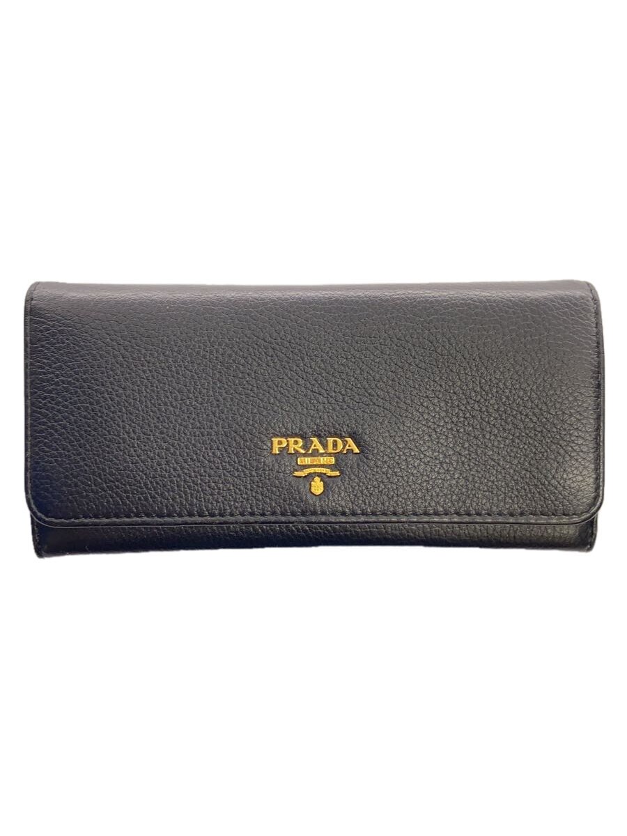 【中古】PRADA◆長財布/レザー/BLK/無地/レディース/1MH132【服飾雑貨他】|2nd STREET 店