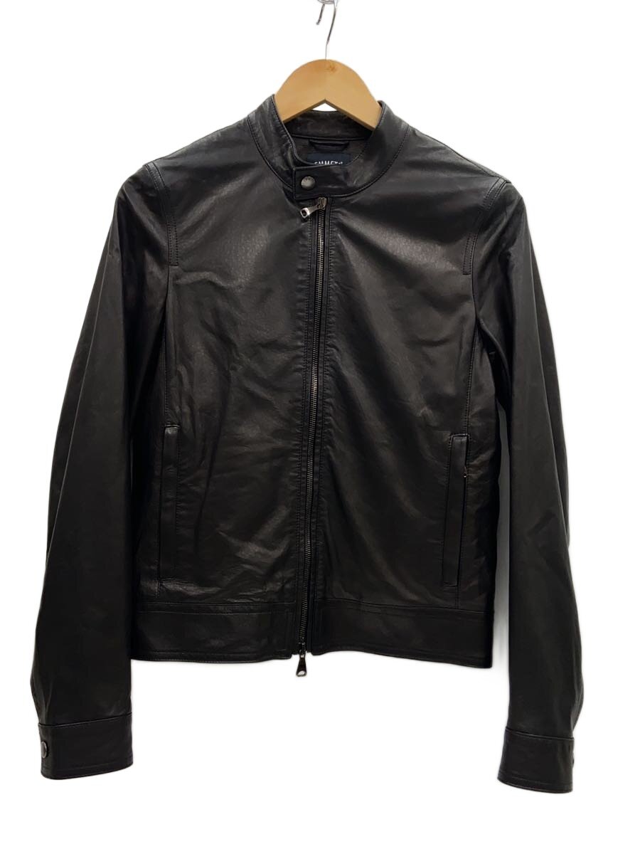 【中古】EMMETI◆シングルライダースジャケット/42/レザー/BLK/GIAPPONE-078//【メンズウェア】｜2ｎｄ STREET 店