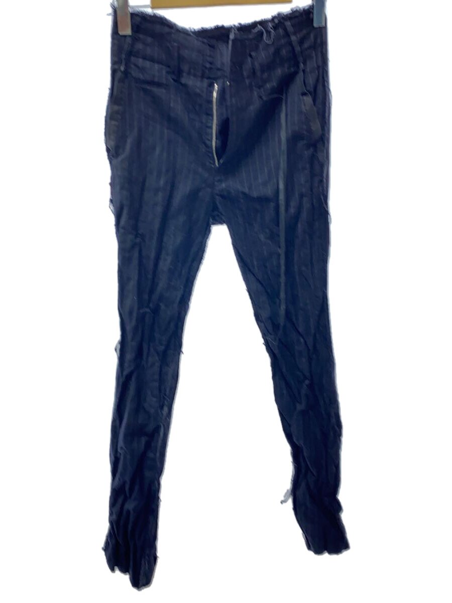 【中古】Midorikawa◆ジップ外れ/下つ方/S/毛糸/NVY/縞模様/MID19AW-P05B【メンズウェア】