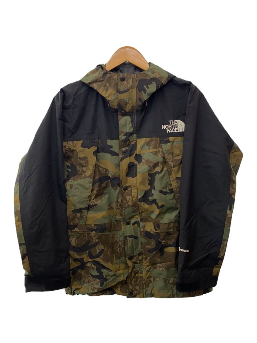 【中古】THE NORTH FACE◆NOVELTY MOUNTAIN LIGHT JACKET_ノベルティマウンテンライトジャケット/S/ナイロン/GR【メンズウェア】