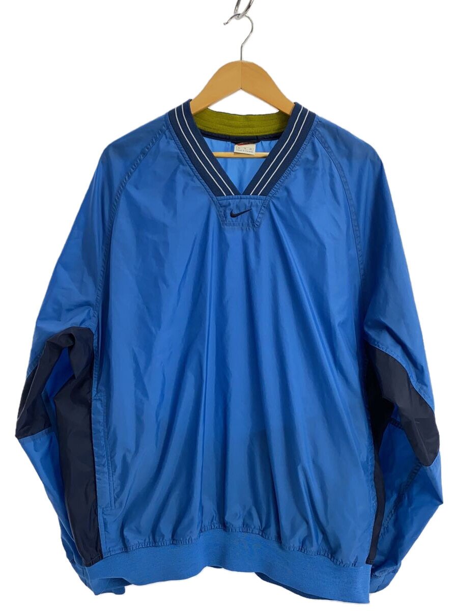 【中古】NIKE◆トップス/XL/ナイロン/BLU/無地【メンズウェア】
