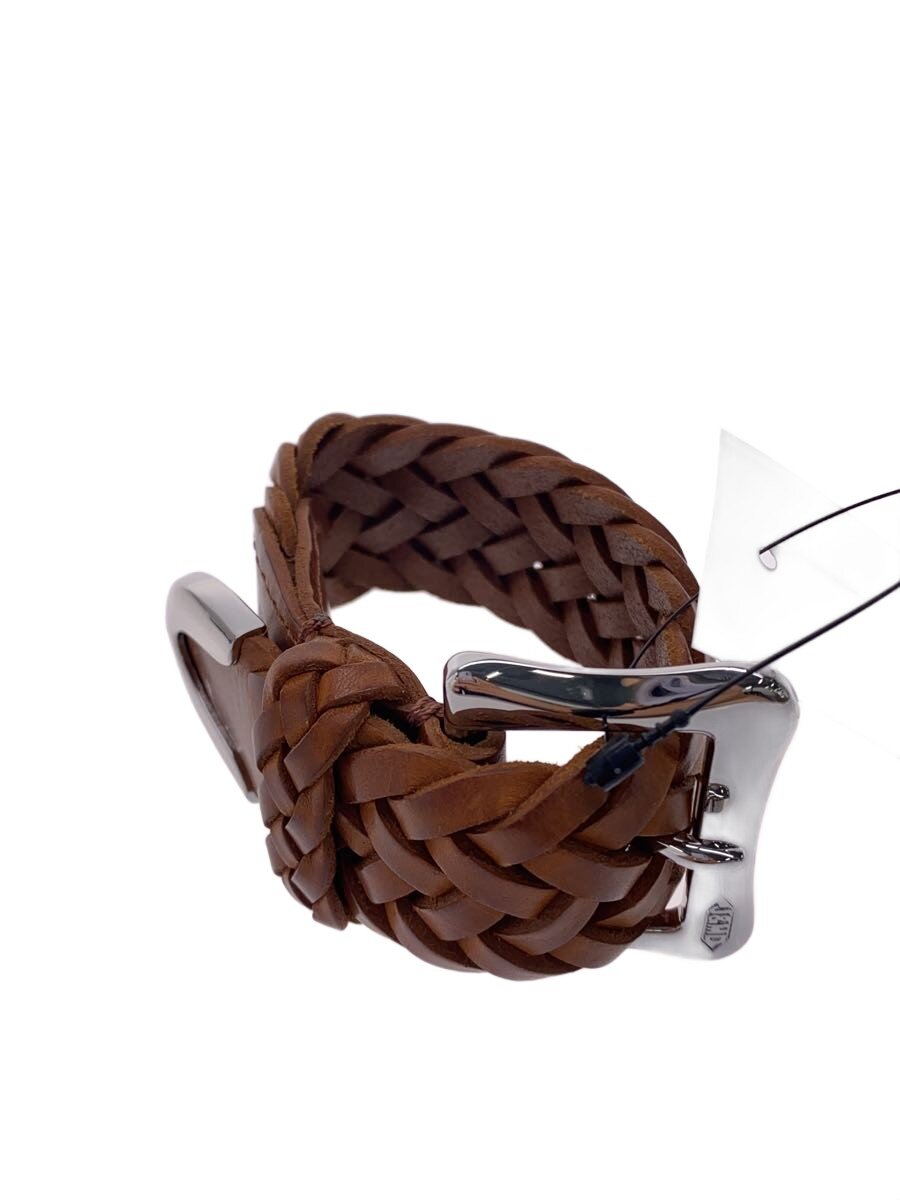【中古】J\u0026M DAVIDSON◆PLAITED ENVELOPE BRACELET/なめし革/BRW/レディース【服飾雑貨他】