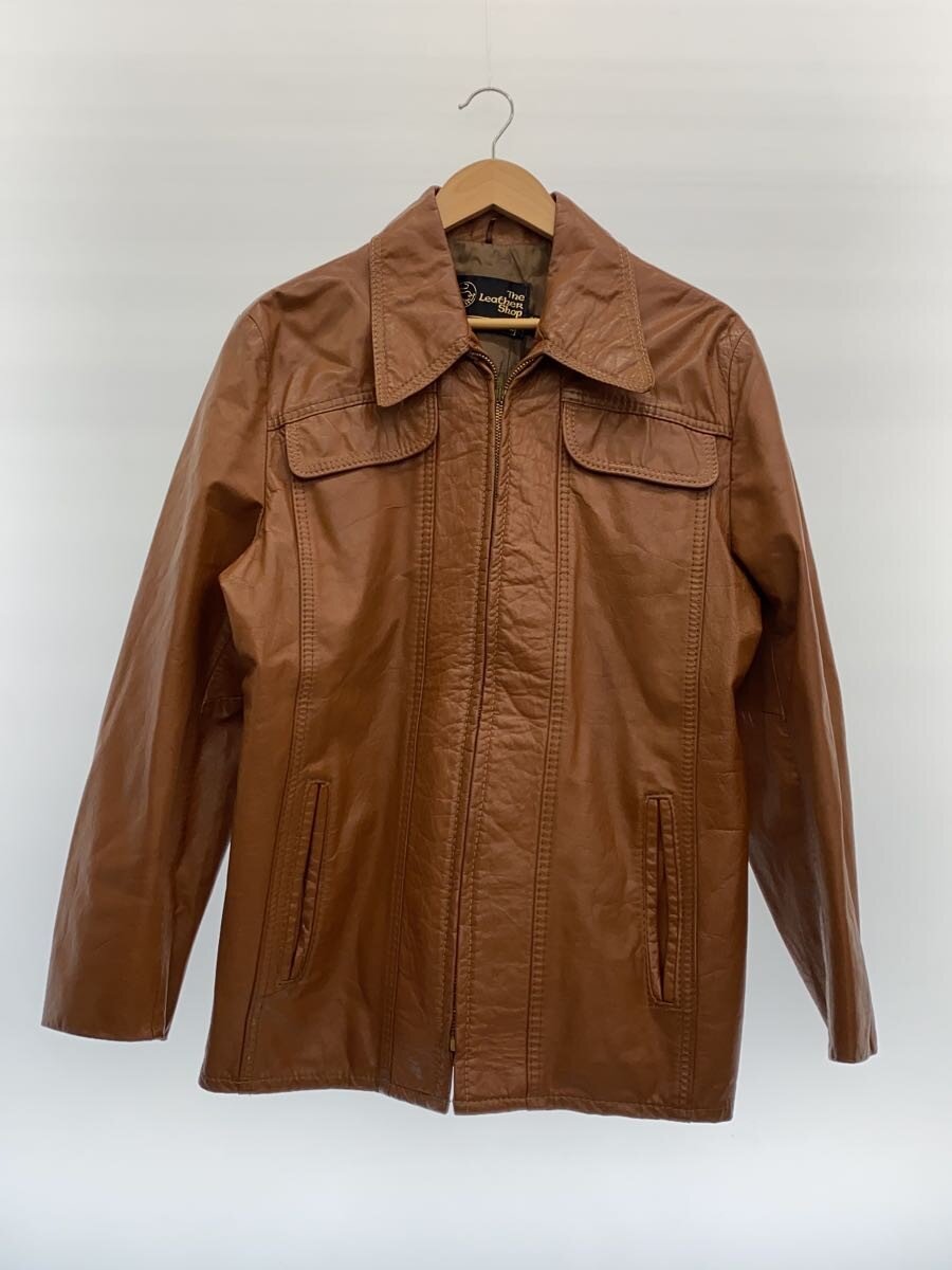【中古】sears◆70s/レザージャケット・ブルゾン/42/レザー/BRW/無地【メンズウェア】|2nd STREET 店