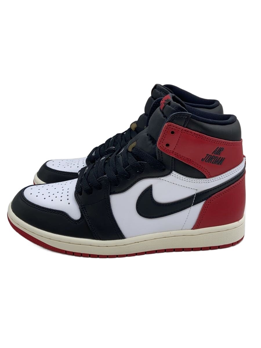 【中古】NIKE◆AIR JORDAN 1 RETRO HIGH OG_エアジョーダン1 レトロ 御機嫌 OG/26糎/RED/レザ【シューズ】