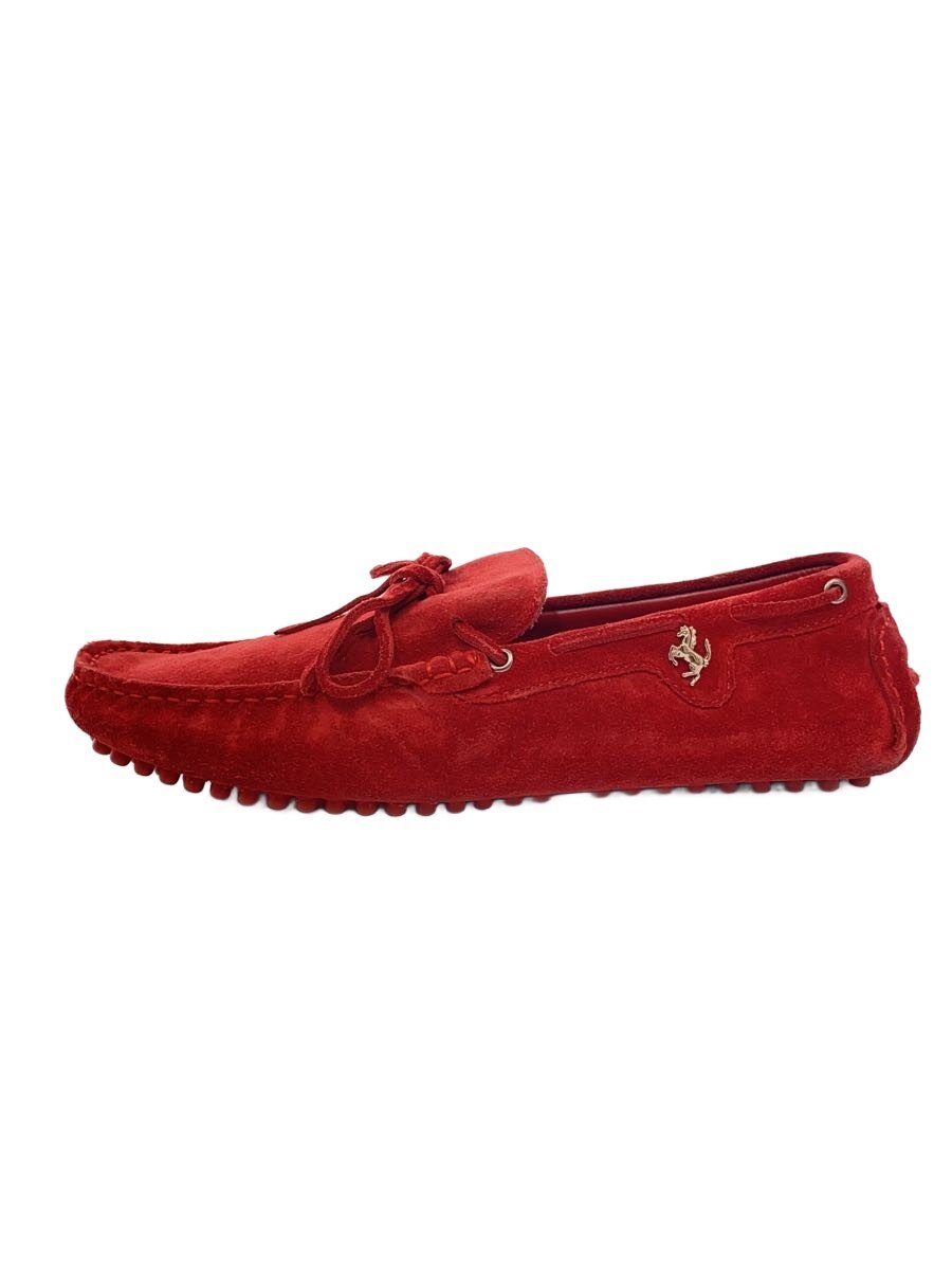 【中古】TOD’S◆ローファー/--/RED/スウェード/9308-44//【シューズ】|2nd STREET 店