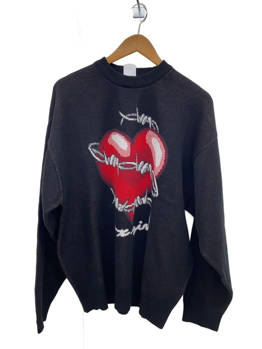 【中古】X-girl◆ニット・セーター(厚手)/one/コットン/BLK/105244015004【レディースウェア】｜2ｎｄ STREET 店