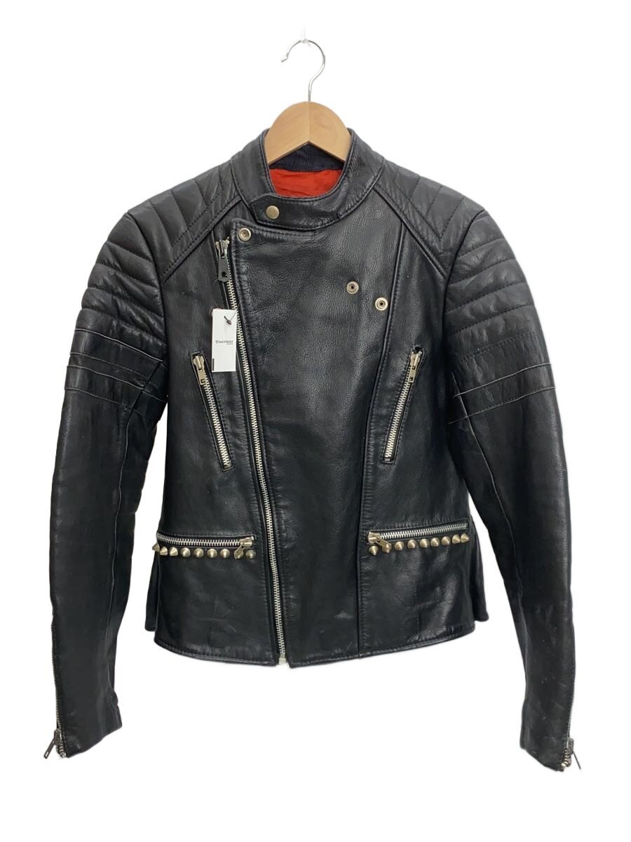 【中古】ダブルライダースジャケット/--/レザー/BLK//【メンズウェア】|2nd STREET 店