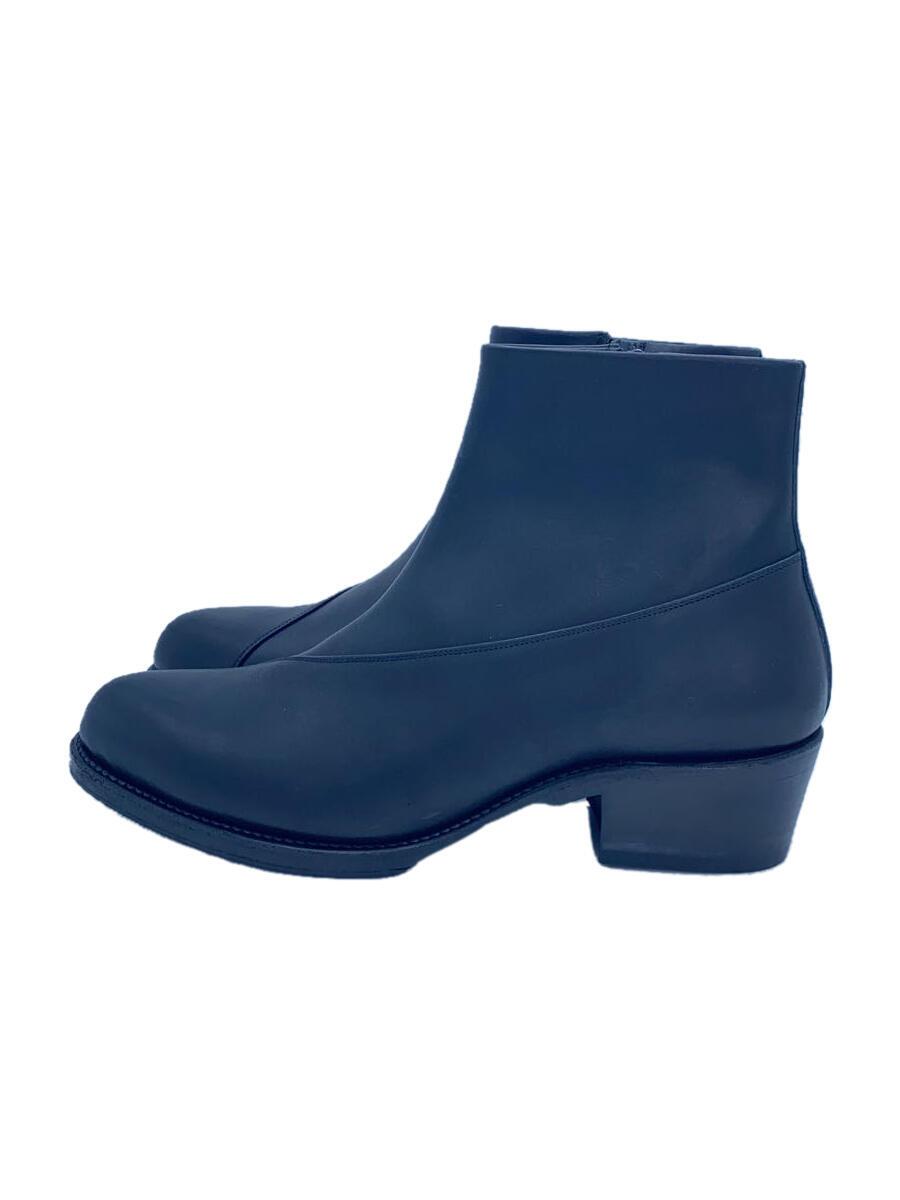 【中古】HYKE◆ブーツ/24.5珊/BLK/牛皮/19113 19AW【シューズ】