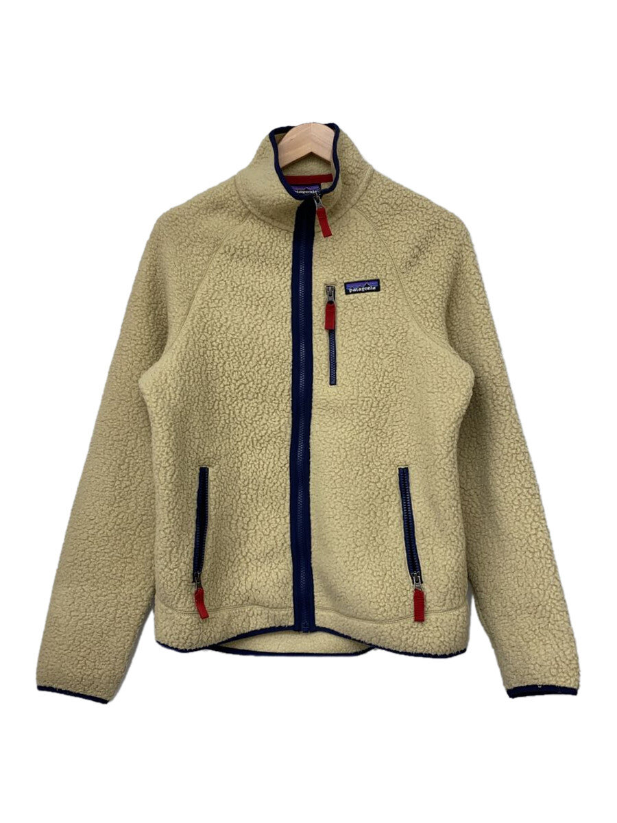 【中古】patagonia◆レトロパイルフリースジャケット/S/ポリエステル/CRM/22800FA17//【レディース御召しもの】