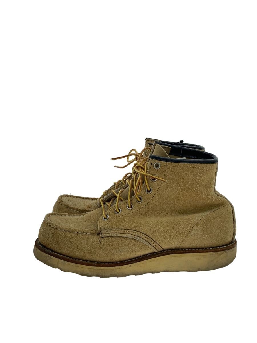 【中古】RED WING◆細工物オックスフォード8103/ブーツ/--/BEG/スウェード【シューズ】