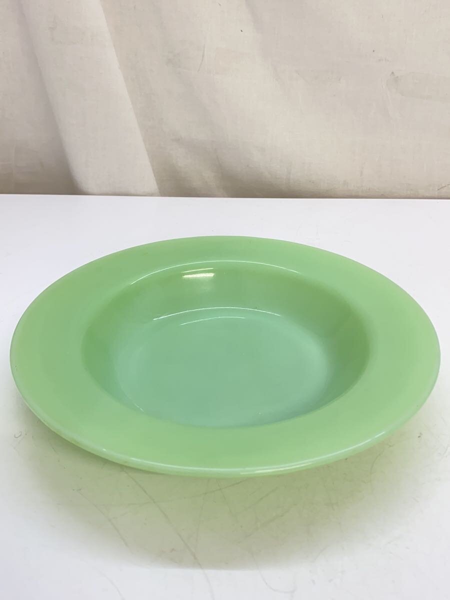 【中古】Fire King◆プレート/GRN【キッチン用品】