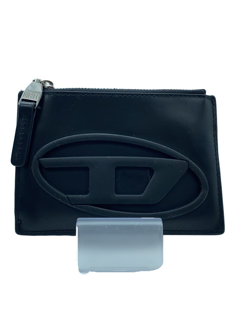 【中古】DIESEL◆歌留多入れもの/BLK/メンズ/オーバルD/目明かしロゴタイプ/歌留多保持者/ジップ式鋳貨衣嚢//【服飾雑貨他】