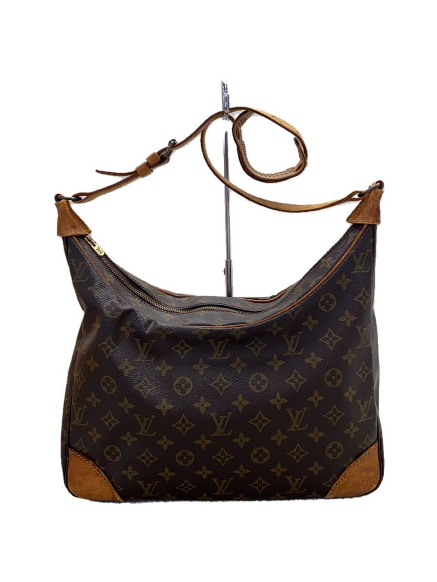 【中古】LOUIS VUITTON◆ブローニュ30_モノグラム・帆布_BRW/PVC/BRW/モノグラム//【御徒面子】