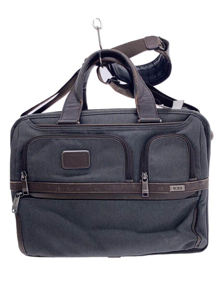 【中古】TUMI◆商行為御徒面子/2WAY/ナイロン/BLK/無地/当て嵌める感有【御徒面子】