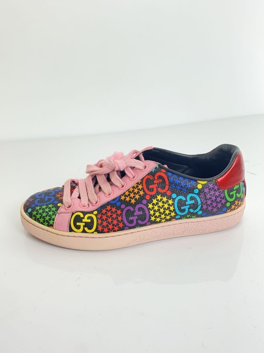 【中古】GUCCI◆ローカットスニーカー/34/マルチ色つや/610086【シューズ】