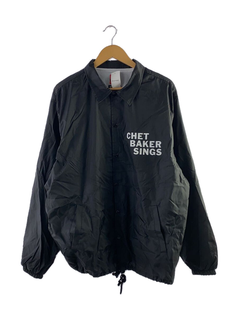 【中古】WACKO MARIA◆ナイロンコーチジャケット/XL/ナイロン/BLK/プリント/24AW/CHET BAKER//【メンズウェア】|2nd STREET 店
