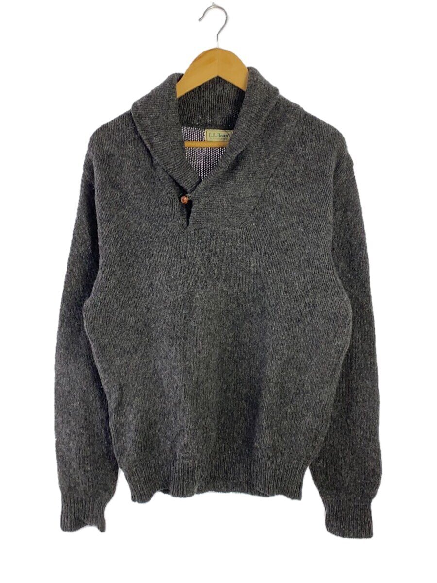 【中古】L.L.Bean◆80s/USA製/ショールカラーニット/M/ウール/GRY/無地//【メンズウェア】|2nd STREET 店