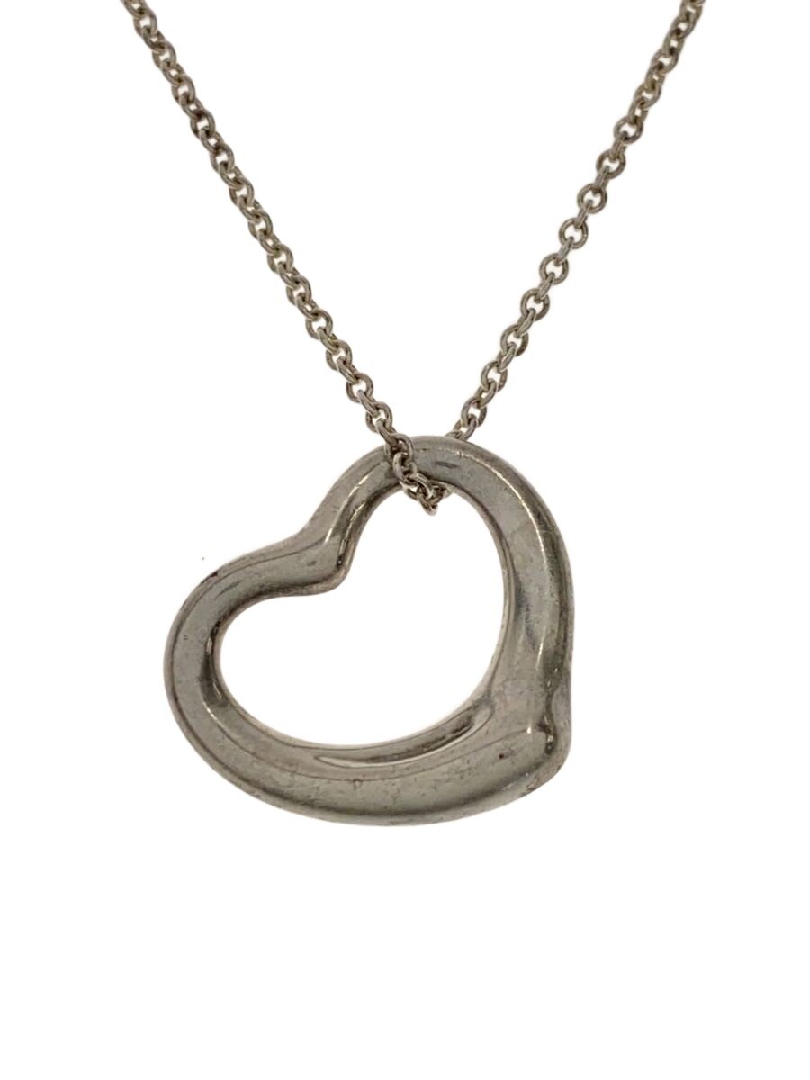 【中古】TIFFANY\u0026Co.◆明けっ広げハート型/首飾り/SV925/SLV/いの一番有/レディース//【服飾雑貨他】