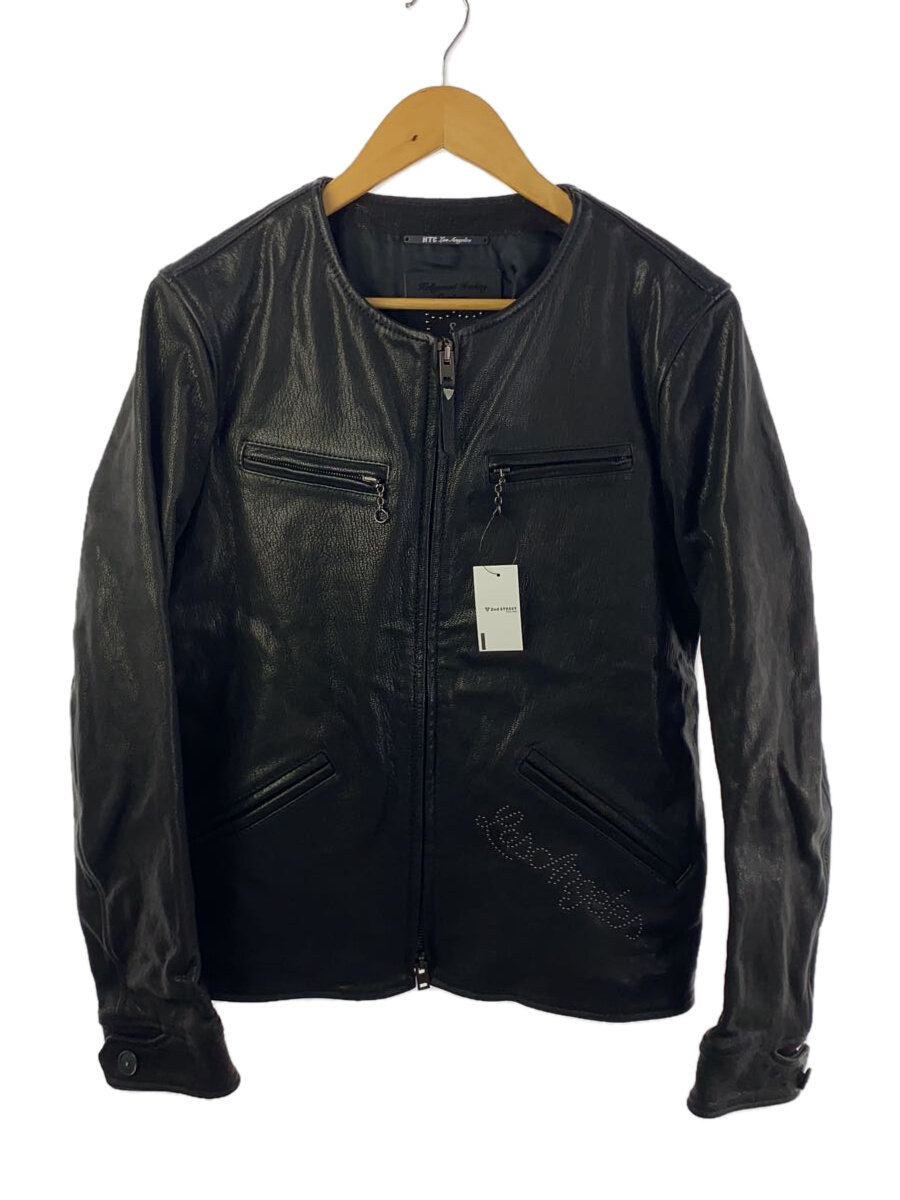 【中古】hollywood trading company(HTC)◆シングルライダースジャケット/S/羊革/BLK/無地/19WHTGI026//【メンズウェア】｜2ｎｄ STREET 店