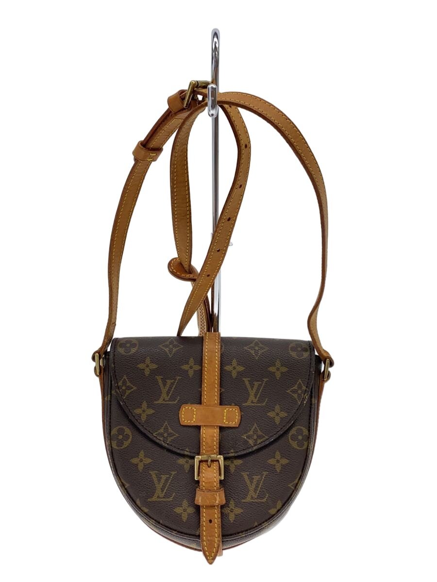 【中古】LOUIS VUITTON◆シャンティPM_モノグラム・帆布/PVC/BRW/モノグラム//【御徒面子】