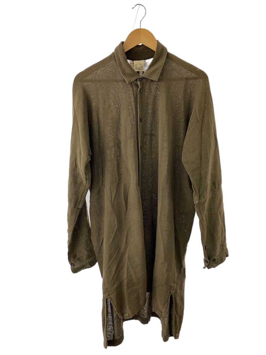 【中古】JAN-JAN VAN ESSCHE◆ESSCHE SHIRT#98長袖シャツ/S/リネン/KHK【メンズウェア】|2nd STREET 店