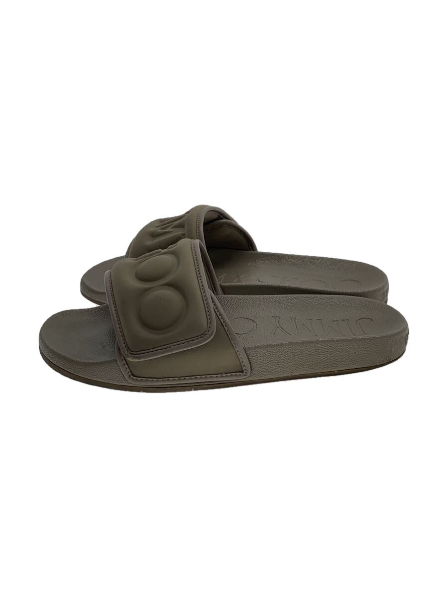 【中古】JIMMY CHOO◆サンダル/39/GRY/FITZ/F//【シューズ】
