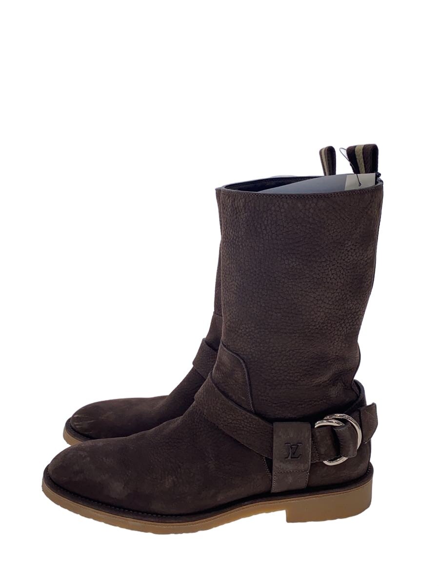 【中古】LOUIS VUITTON◆エンジニアブーツ/UK7.5/BRW/スウェード【シューズ】｜2ｎｄ STREET 店