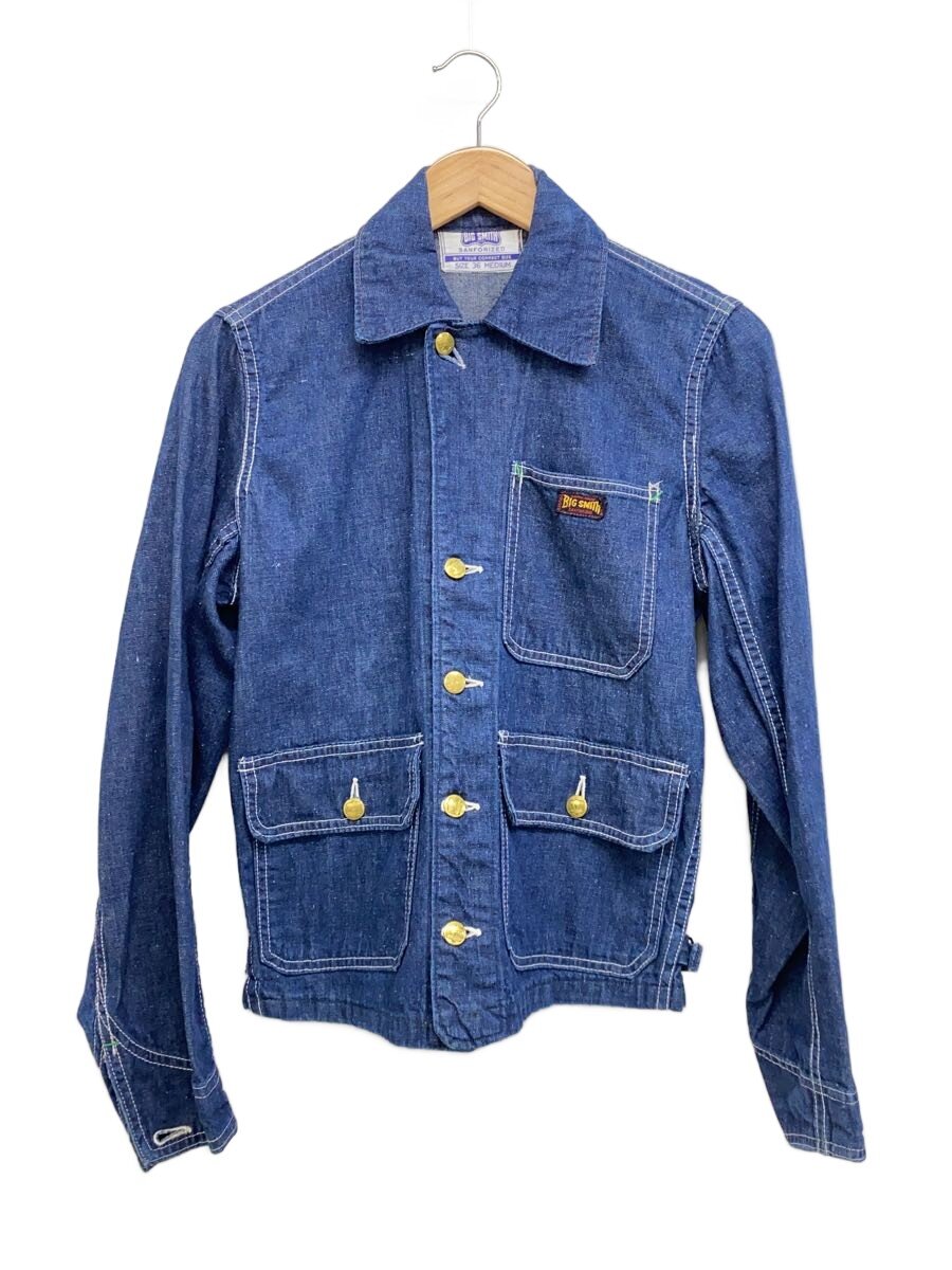 【中古】big smith◆60s/ショート丈/カバーオール/濃紺/ユニオンチケット付き/M/コットン/インディゴ【メンズウェア】｜2ｎｄ STREET 店