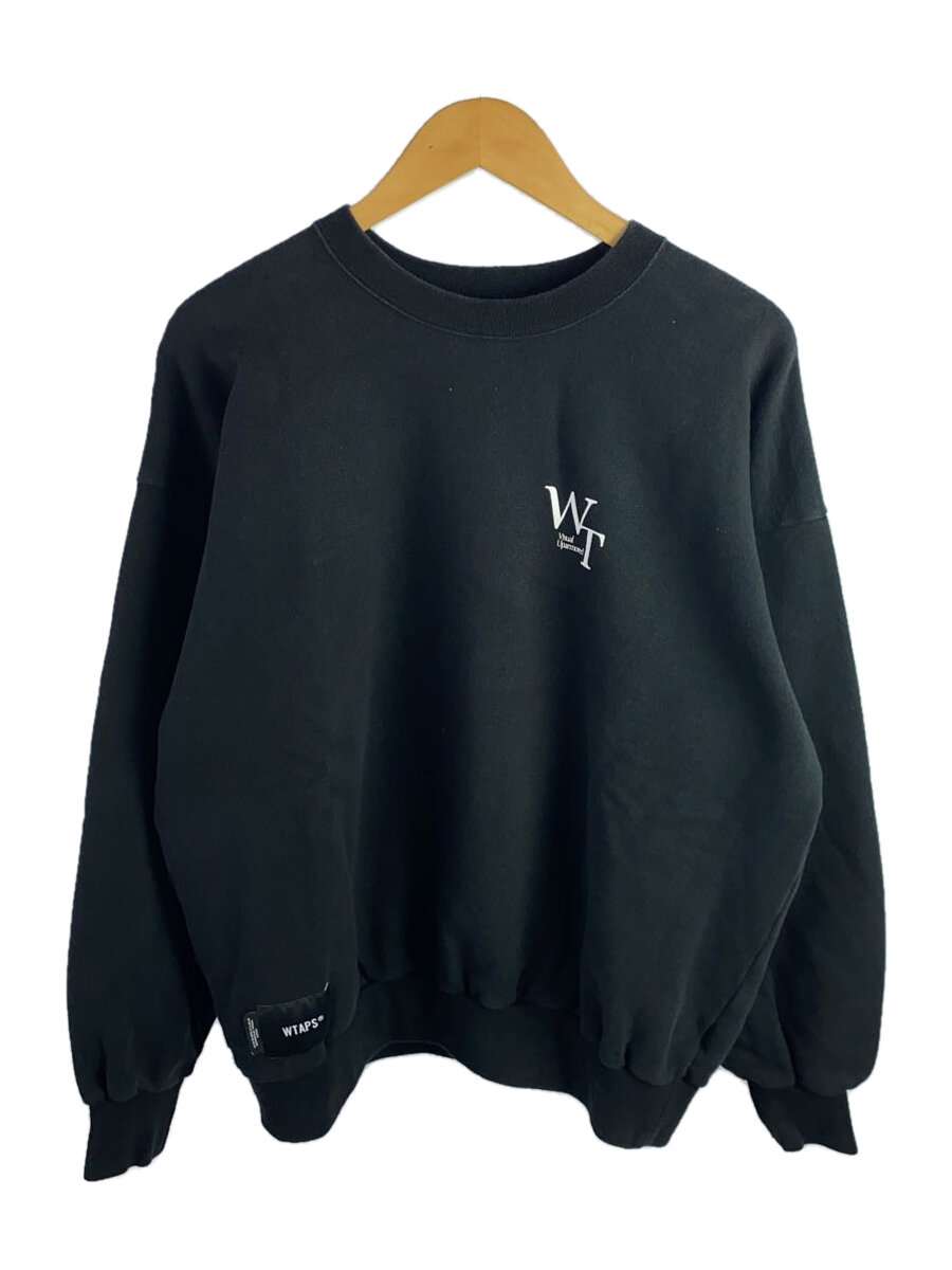 【中古】WTAPS◆スウェット/2/コットン/BLK/222ATDT-CPM02S//【メンズウェア】|2nd STREET 店